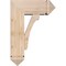 Ekena Millwork Legacy Arts and Crafts Smooth Bracket w/ Offset Brace, Douglas Fir, 7 1/2"W x 18"D x 26"H BKT0806X18X26LEC03SDF - alternate 4